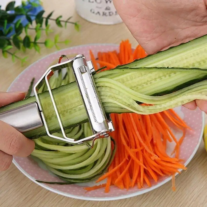 Rallador Multiusos de Acero Inoxidable - Cocina Viva MX